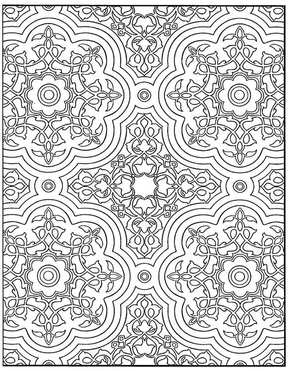 Plansa de colorat cu Modele 1 1